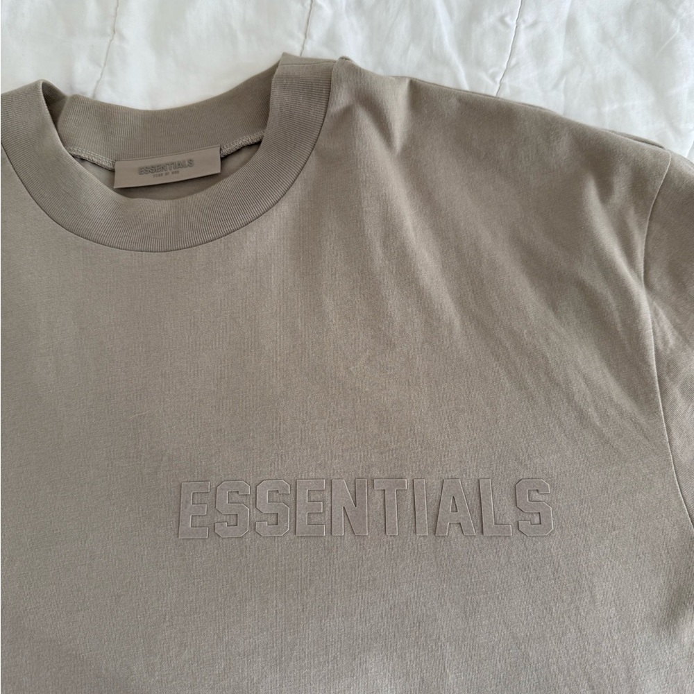 Essentials Stone Gray Tee - image 5